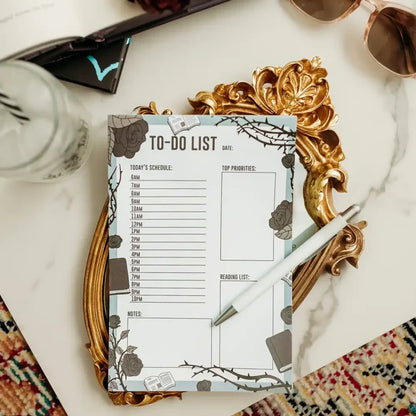 Bookish To-Do Notepad stationary