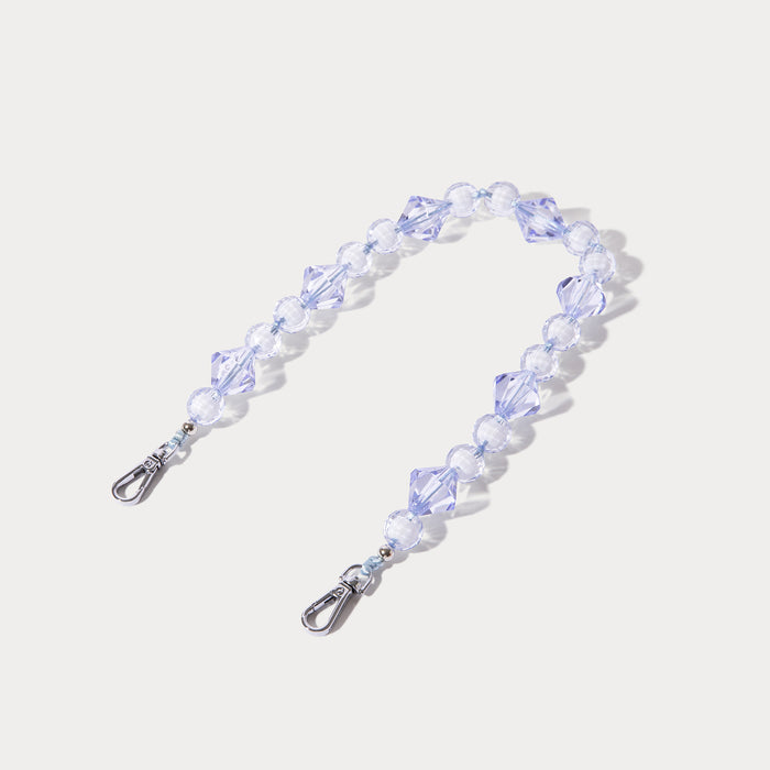 Brandi Wristlet  - Pastel Periwinkle/Silver