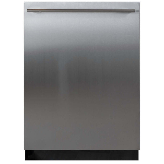 BREDA 24 in. Dishwasher Panel in Stainless Steel with Handle (BDWDRH-1BOX) main image.