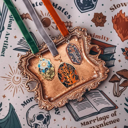 Burn Bright Romances Inspired Literary Leadlight Bookmarks Bookmarks