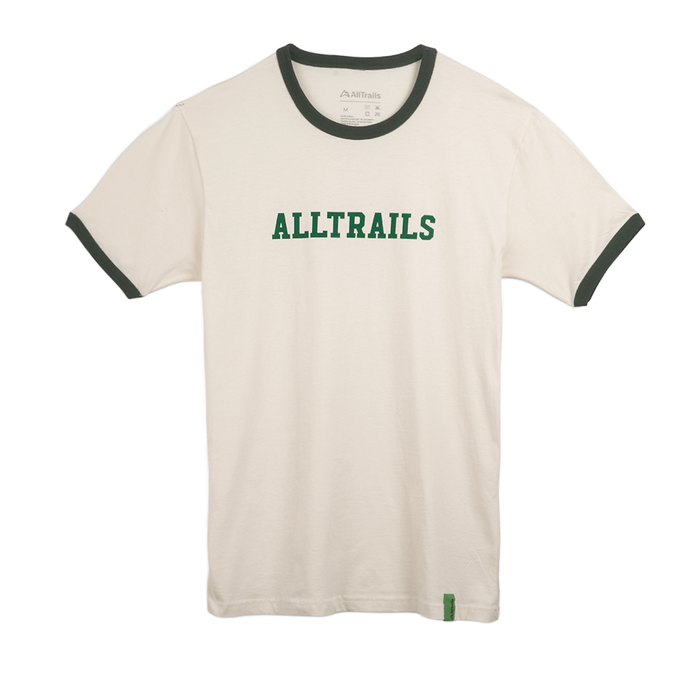 Camp AllTrails Ringer Tee - White Tees Touchstone