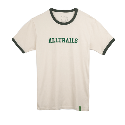 Camp AllTrails Ringer Tee - White Tees Touchstone