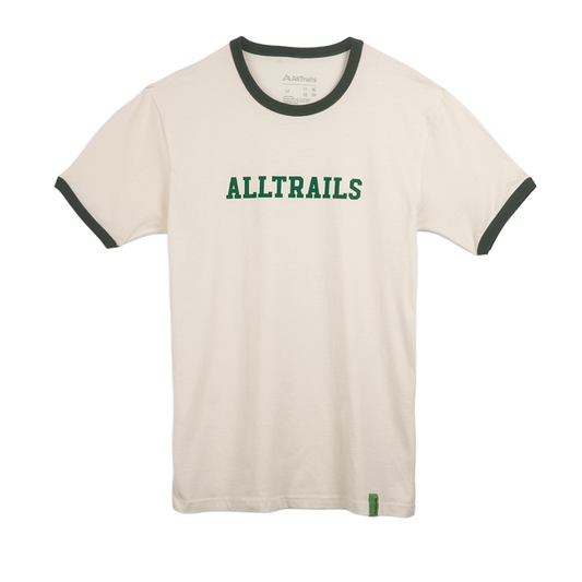 Camp AllTrails Ringer Tee - White Tees Touchstone