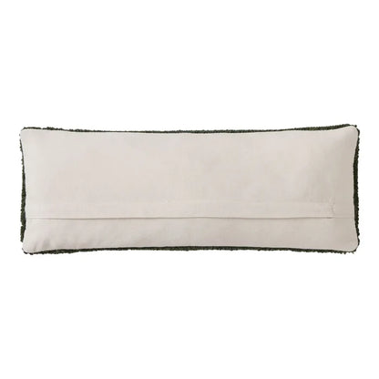 Peking Camp Wandawega Trout Hook Throw Pillow 8x22, light beige, rustic accent décor with visible seam, cozy cabin style.