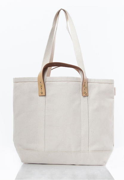 Canvas Craft Leather Handled Tote