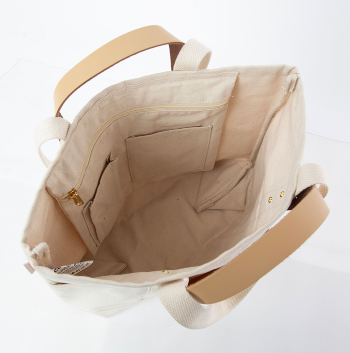Canvas Craft Leather Handled Tote