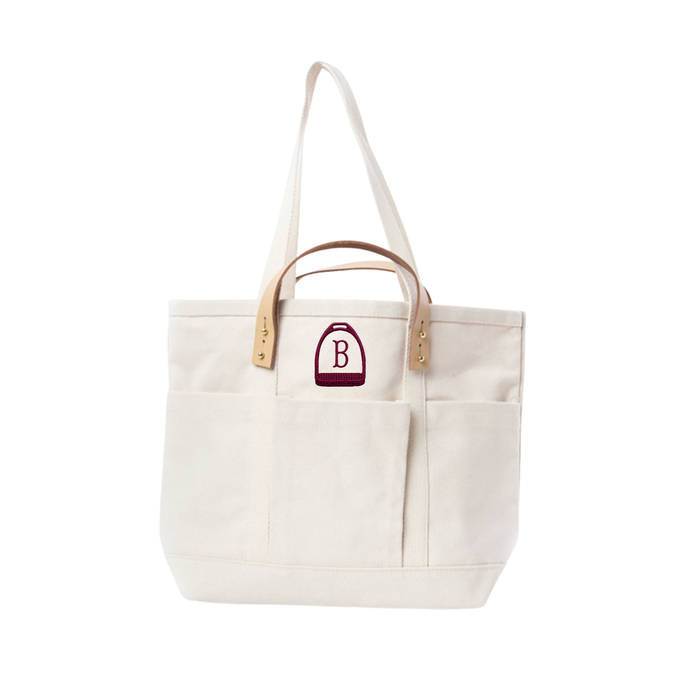 Canvas Craft Leather Handled Tote