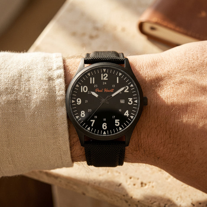 Captain's Field Watch Midnight black