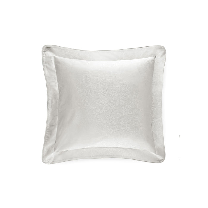 Caravela-PaleGrey-Euro pillowcase on a white background