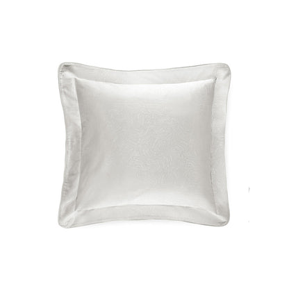 Caravela-PaleGrey-Euro pillowcase on a white background