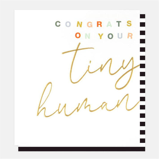 Caroline Gardner Congrats On Your Tiny Human Greetings Card