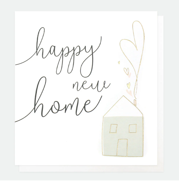 Caroline Gardner Happy New Home Hearts Greetings Card