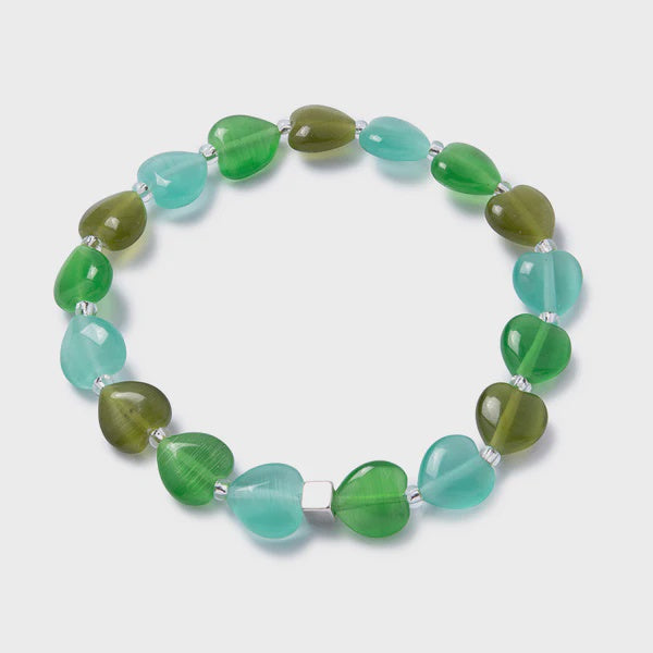 Carrie Elspeth Hearts Bracelet - Forest