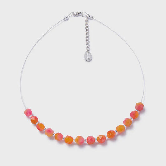 Carrie Elspeth Jade Necklace - Sunset