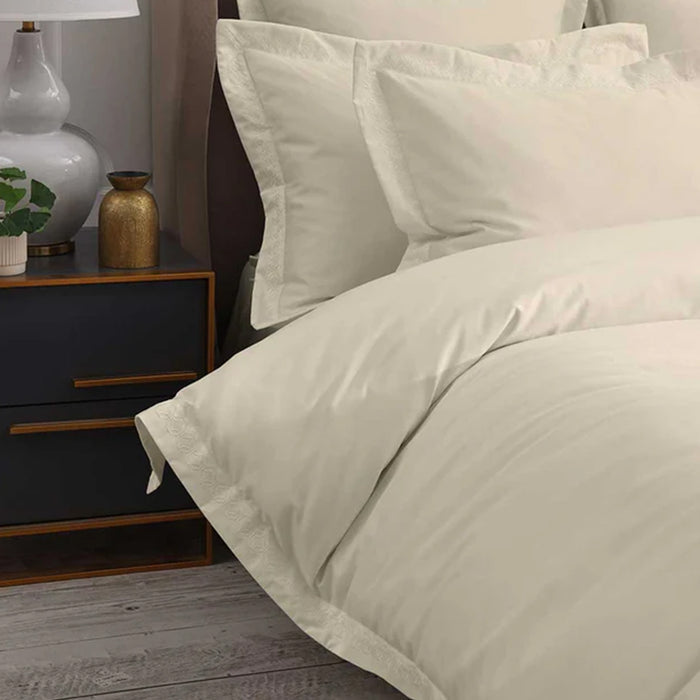 Latte / Single Duvet Cover Set 140cm x 200cm +1 Pillowcase