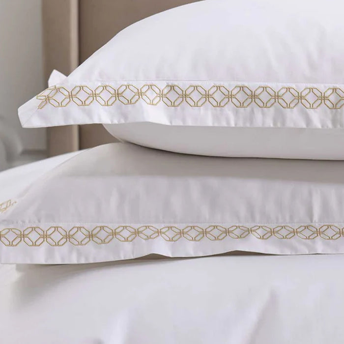 Cavendish Gold Duvet Cover Set on a neutral background