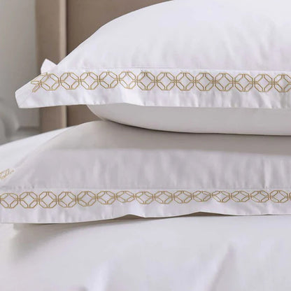 Cavendish Gold Duvet Cover Set on a neutral background