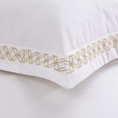 Cavendish Gold Pillowcase on a white background