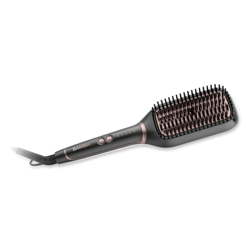 Cecotec Instant Care Square Brush, Hair straightening brush with adjustable temperature, 50Watts, Black
