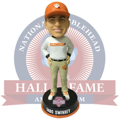 Clemson Tigers Dabo Swinney NCAA College Football National Champions Bobblehead - National Bobblehead HOF Store
