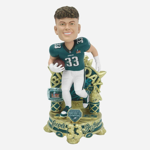 Cooper DeJean Philadelphia Eagles Super Bowl LIX Champions Birthday Pick 6 NFL Bobblehead