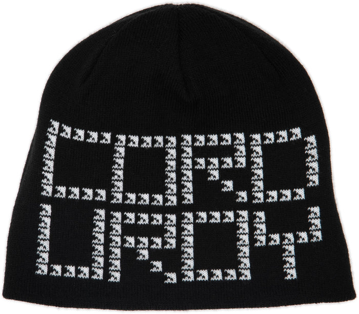 Corduroy Shadow Plaid Reversible Skully Beanie