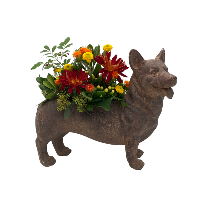 Corgi Planter