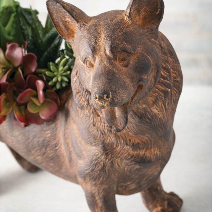 Corgi Planter