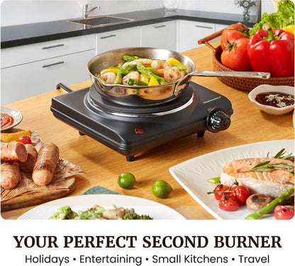 Countertop Single Electric Flat Burner