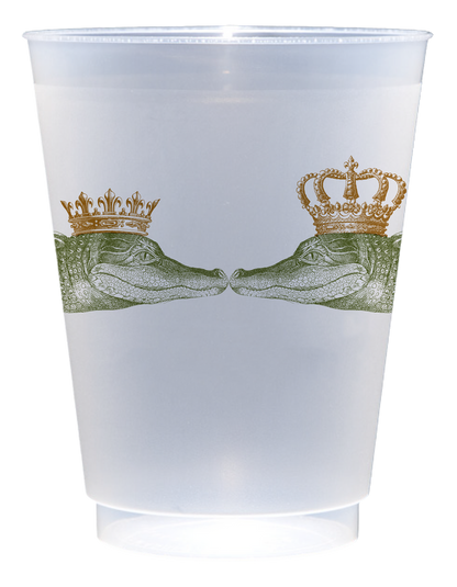 Customizable Kissing Gators 16oz Cups