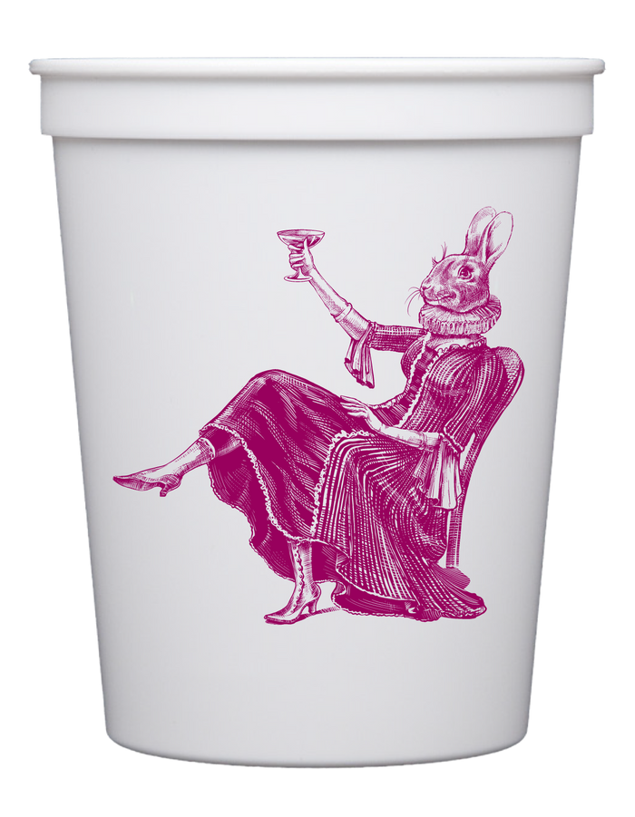 Customizable Party Bunny 16oz Cups