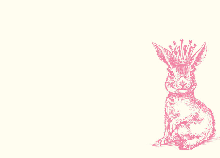 Customizable Royal Bunny A6 Notes