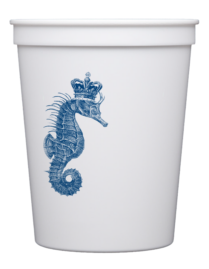 Customizable Royal Seahorse 16oz Cups