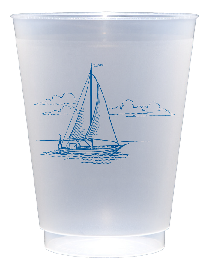 Customizable Sailboat 16oz Cups