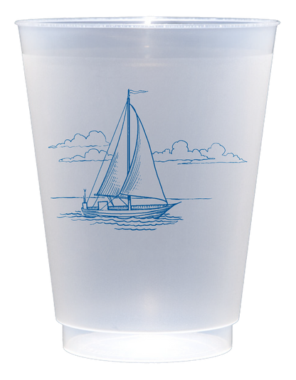Customizable Sailboat 16oz Cups