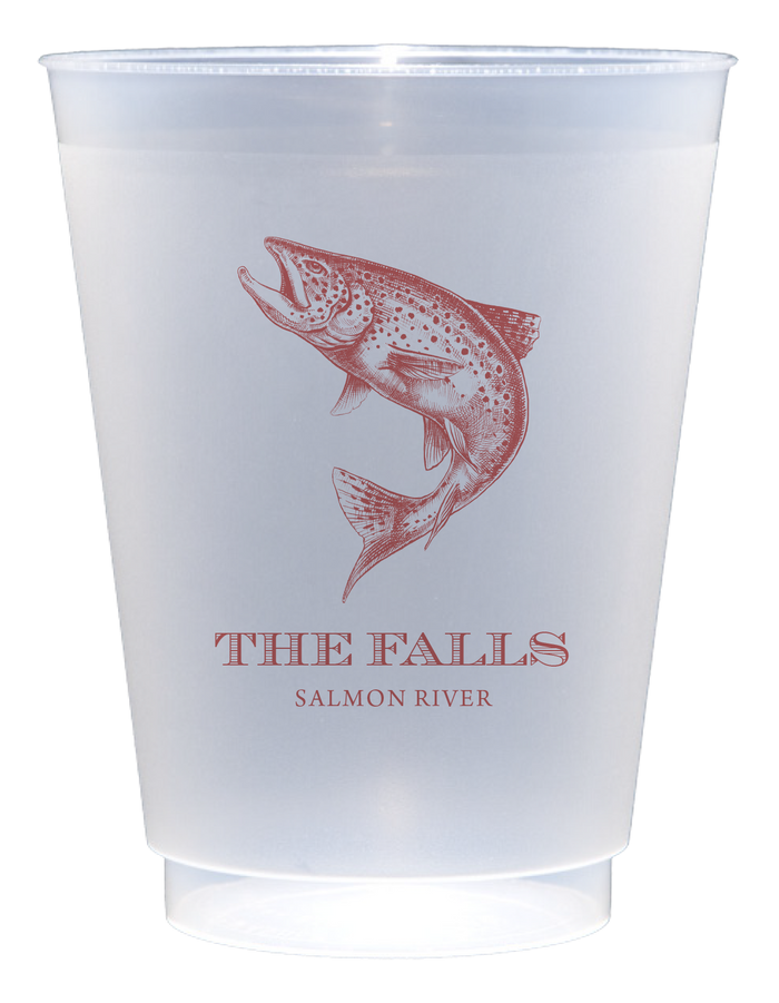 Customizable Salmon 16oz Cups