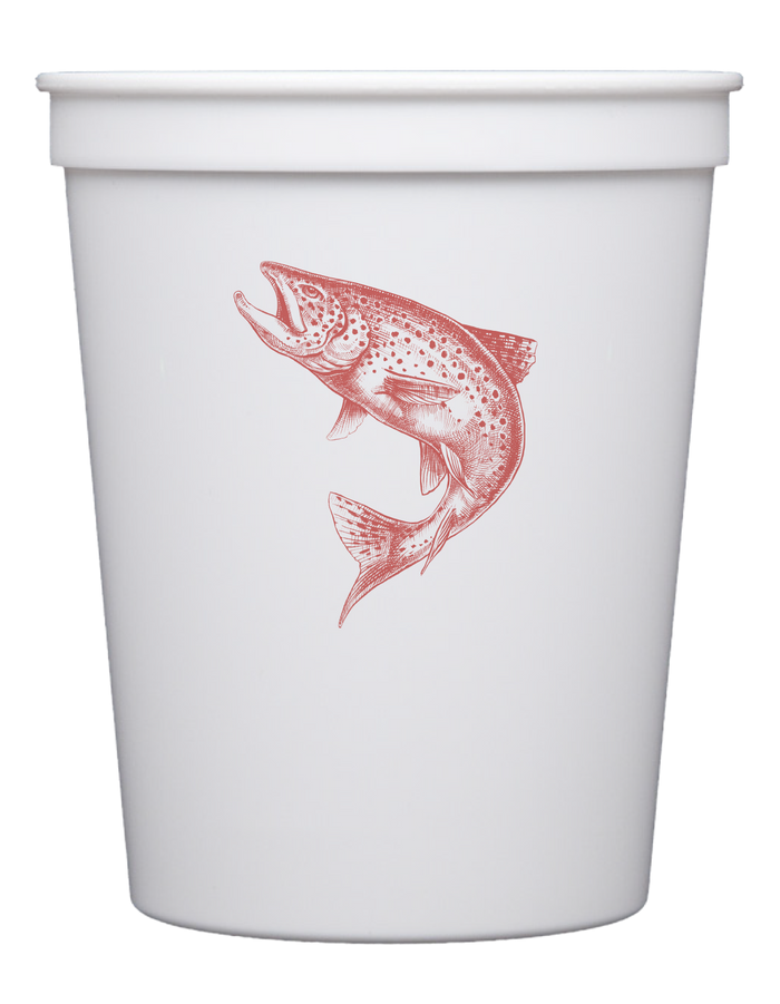Customizable Salmon 16oz Cups
