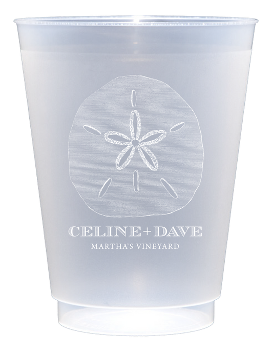 Customizable Sand Dollar 16oz Cups