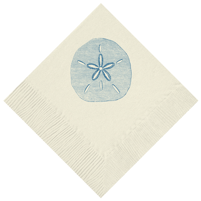 Customizable Sand Dollar Beverage Napkins