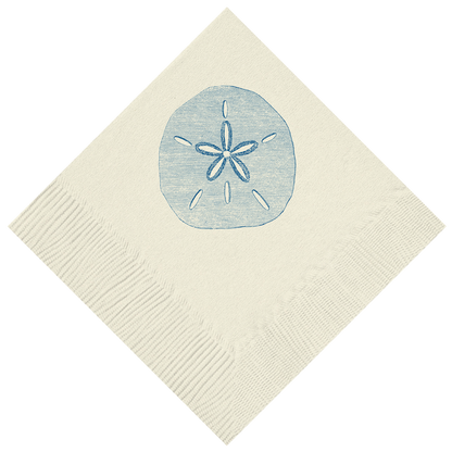 Customizable Sand Dollar Beverage Napkins