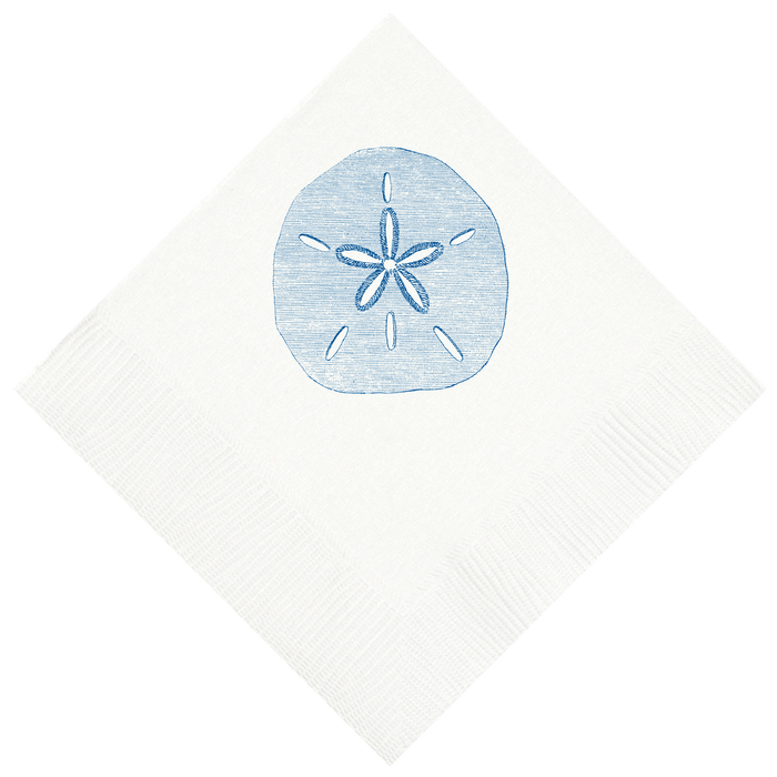 Customizable Sand Dollar Beverage Napkins