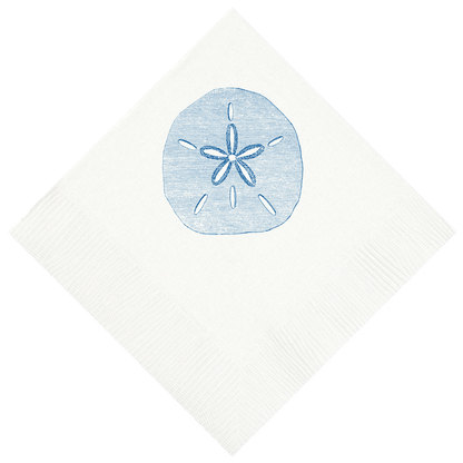 Customizable Sand Dollar Beverage Napkins