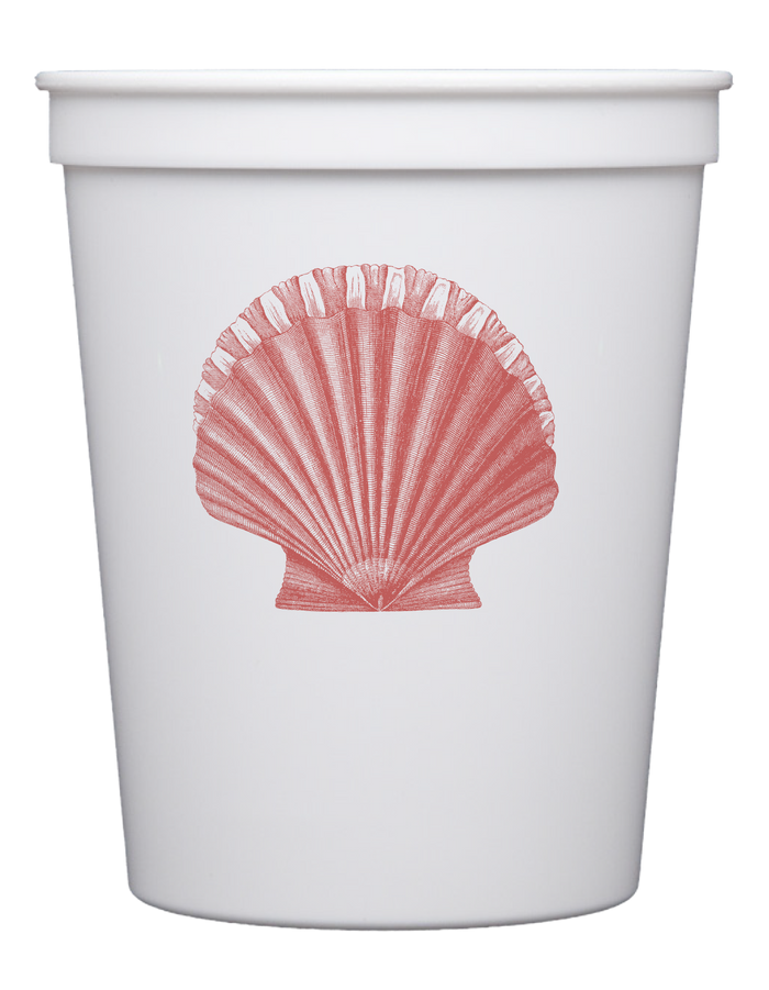 Customizable Scallop 16oz Cups