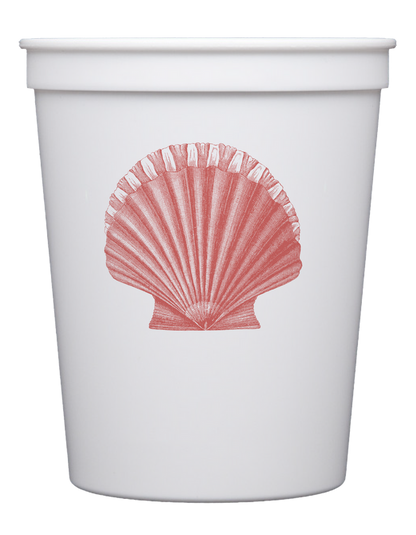 Customizable Scallop 16oz Cups