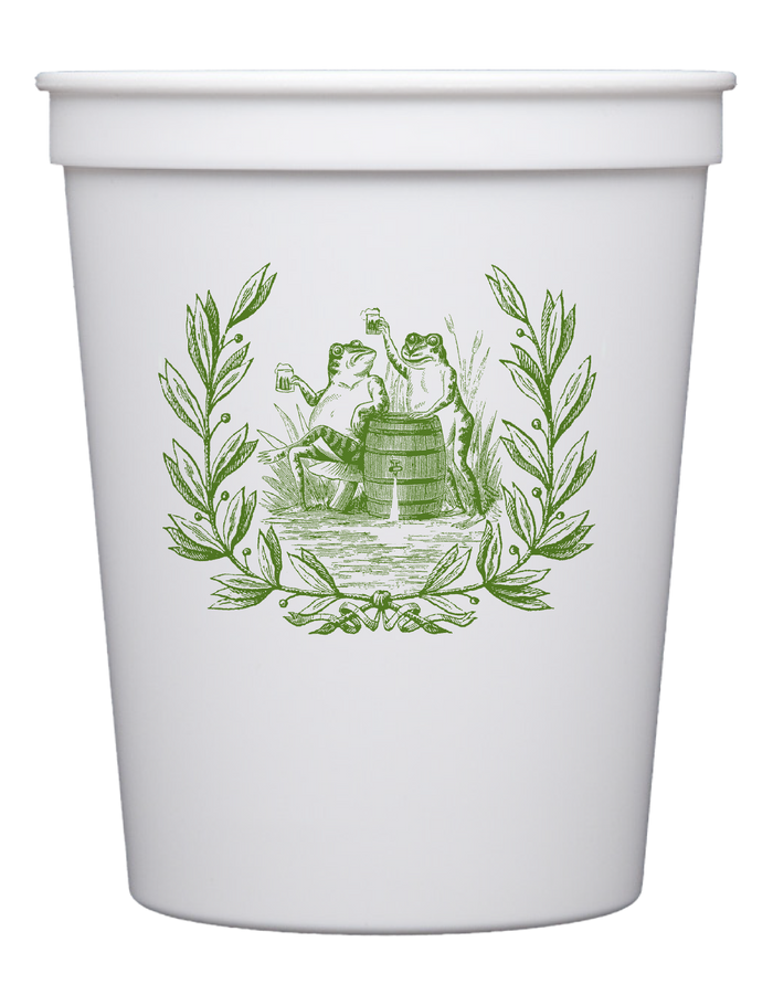 Customizable Toasting Toads 16oz Cups