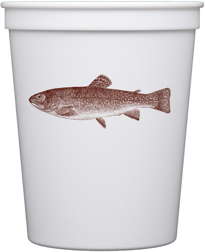 Customizable Trout 16oz Cups