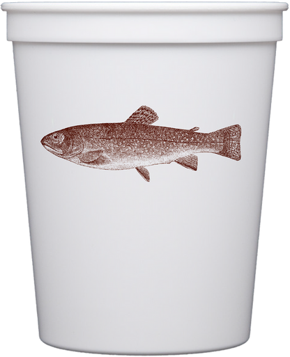 Customizable Trout 16oz Cups