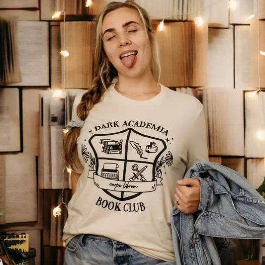 Dark Academia Book Club Tee Shirt