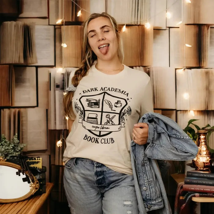 Dark Academia Book Club Tee Shirt