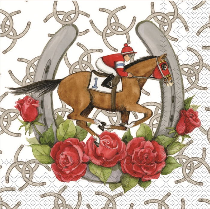 Derby Jockey & Julep Cocktail Napkins